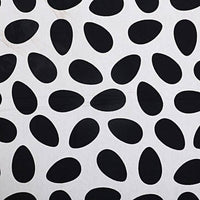 Thumbnail for Vamika Printed Cotton Black & White Bedsheet With Pillow Covers (LEOC_ANDA_BL) - Distacart