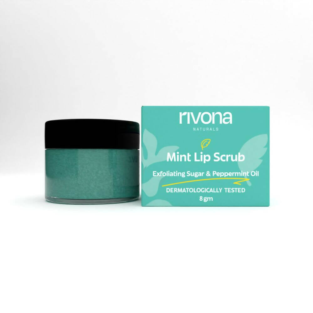 Rivona Naturals Mint Lip Scrub - Distacart
