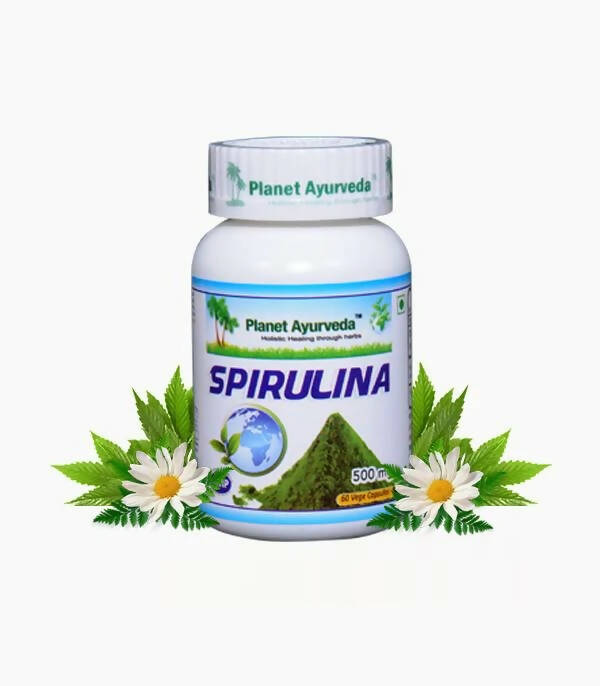 Planet Ayurveda Spirulina Capsules - Distacart