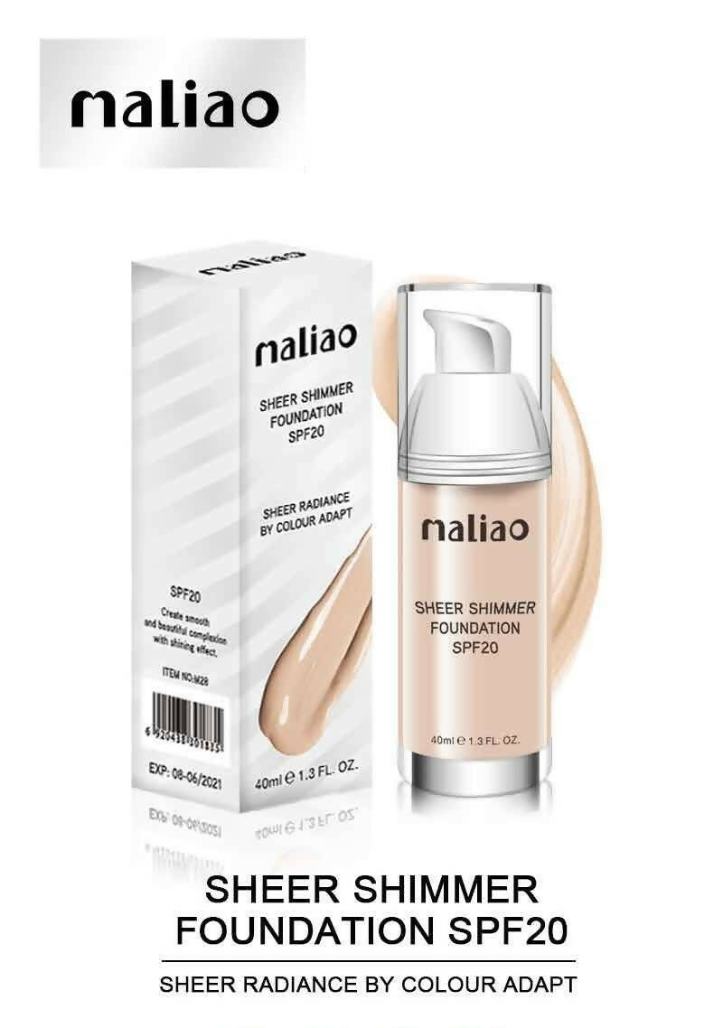 Maliao Professional Sheer Shimmer Foundation - Distacart