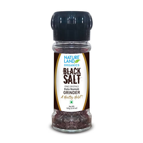 Nature Land Organics Black Salt Fine Crystal - Distacart
