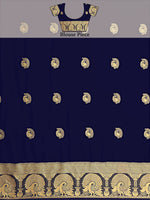 Thumbnail for Mimosa Women's Pink Mysore Silk Crepe Saree - Distacart