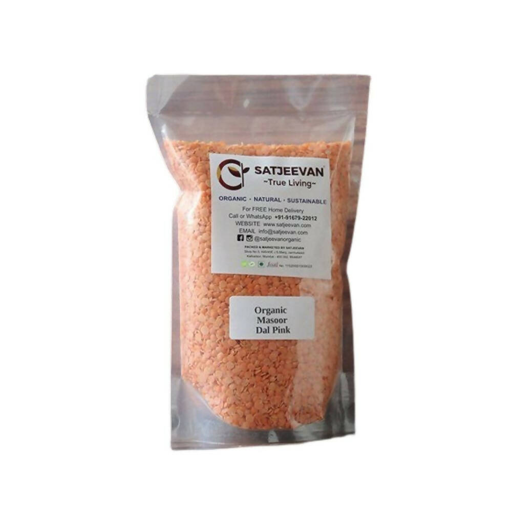 Satjeevan Organic Masoor Dal Pink - Distacart
