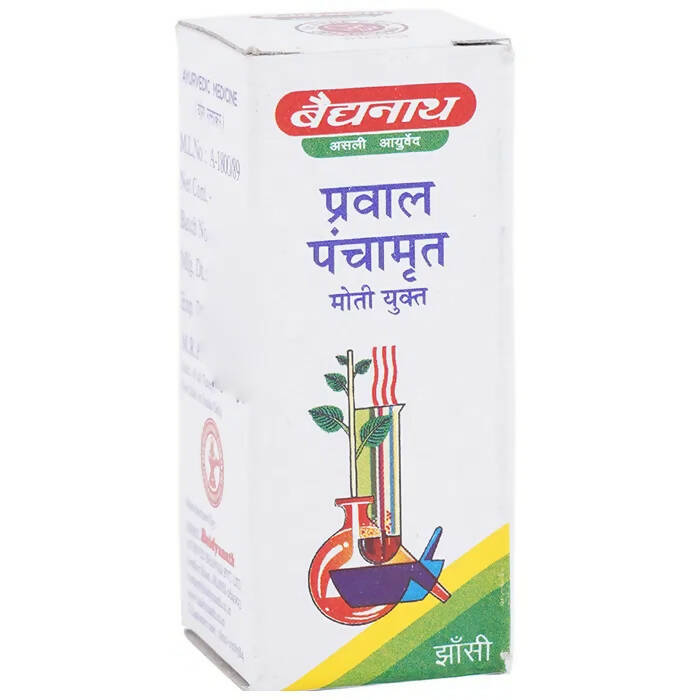 Baidyanath Jhansi Prawal Panchamrit (with Pearl) Tablets - Distacart