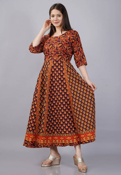 Vamika Multicolor Cotton Printed Party/Casual Wear Kurti (GAM28K)
