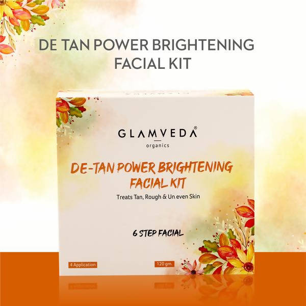 Glamveda De - Tan Power Brightening Facial Kit