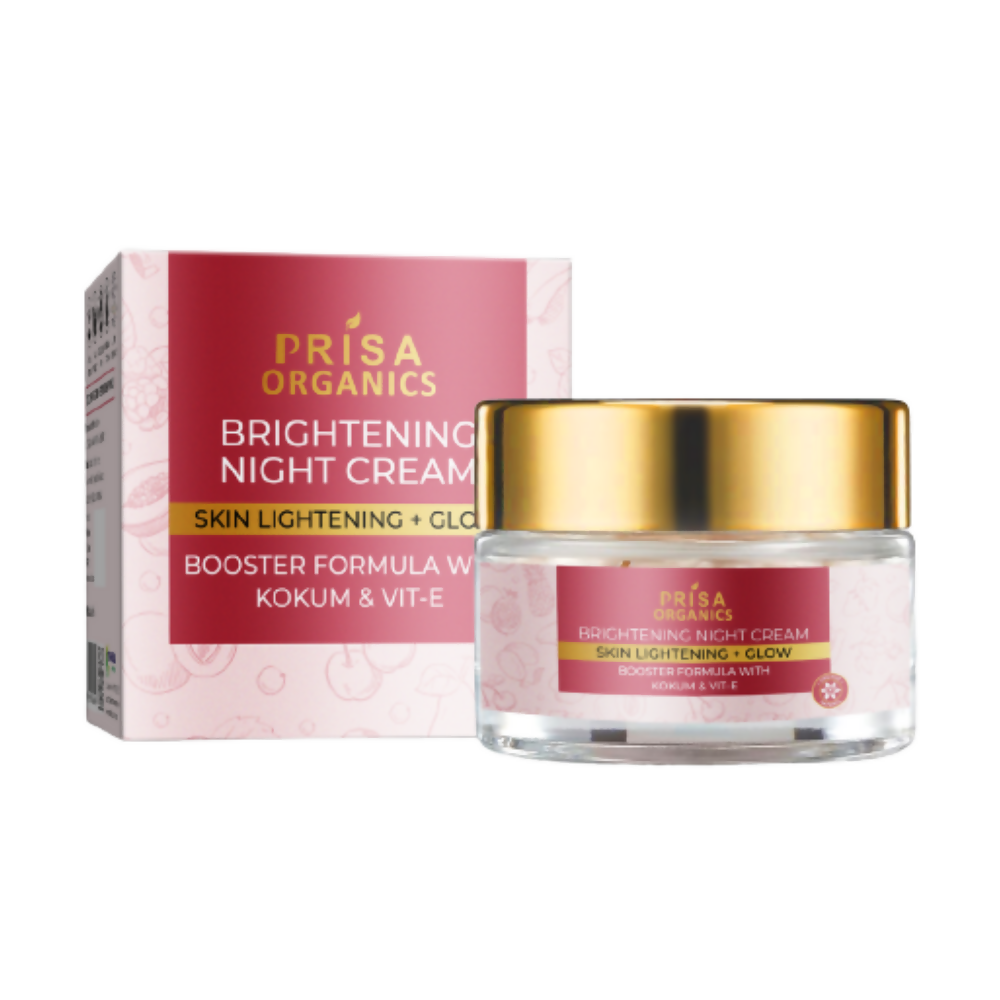 Prisa Organics Brightening Night Cream - Distacart