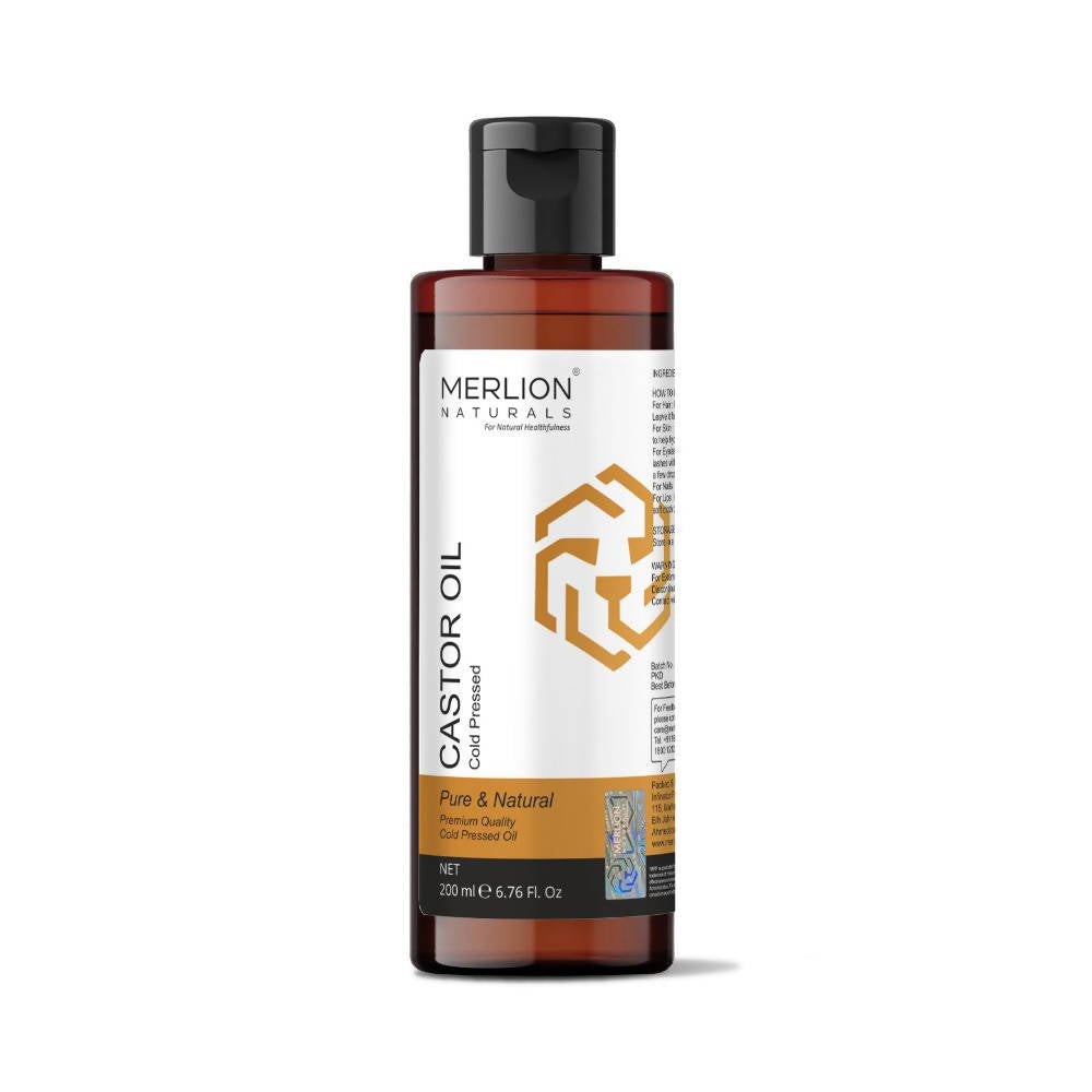 Merlion Naturals Castor Oil (Cold Pressed) - Distacart