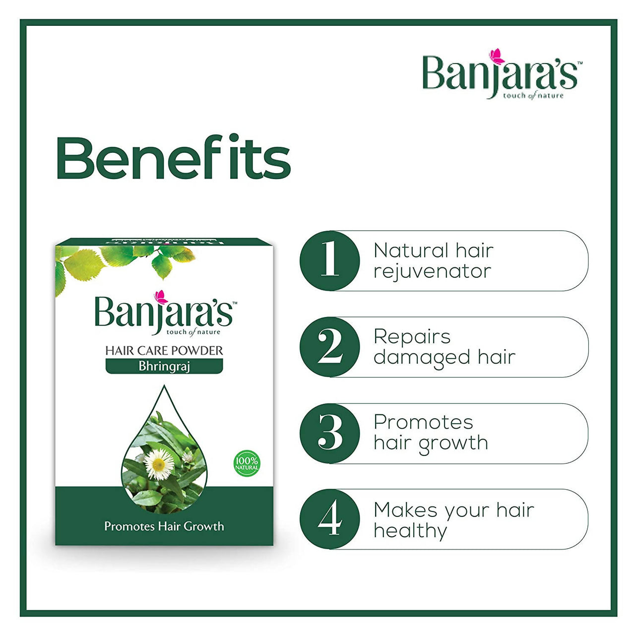 Banjara's Hair Care Powder Combo Pack