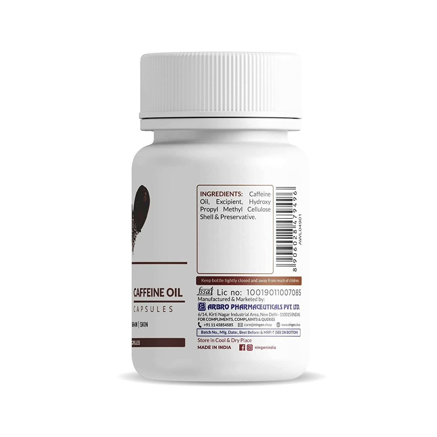 Ningen Caffeine Oil Capsules - Distacart