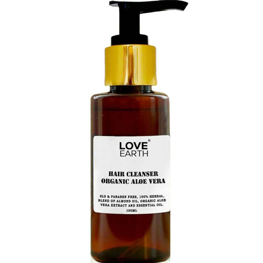Love Earth Hair Cleanser with Organic Aloe Vera - Distacart