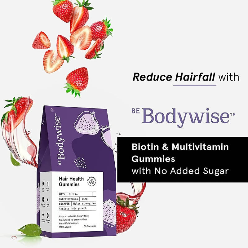 Bodywise Hair Health Gummies - Reduce Hairfall