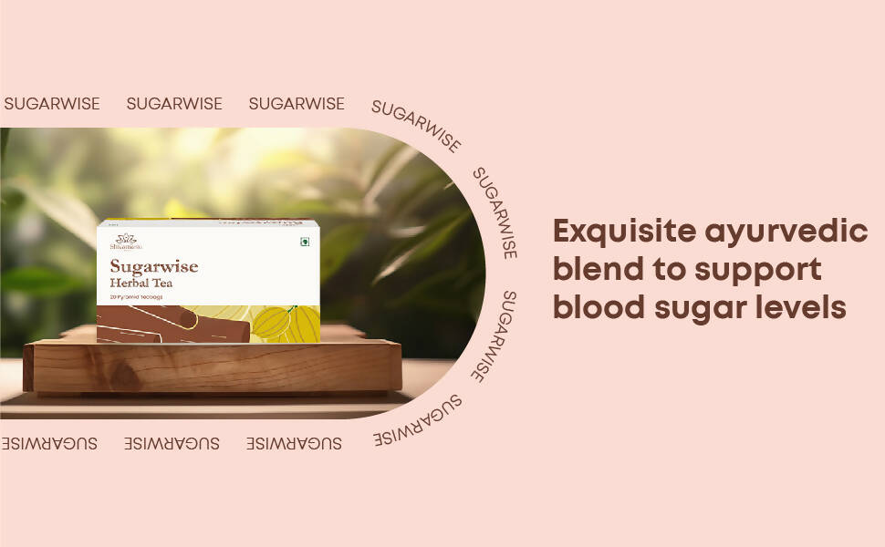 Shivamastu Ayurveda Sugarwise Herbal Tea - 20 Pyramid Teabags - Distacart