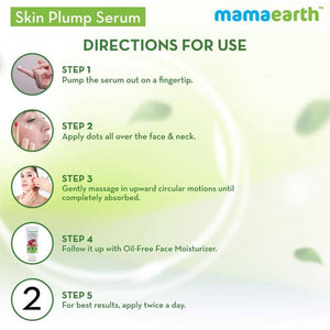 Mamaearth Skin Plump Face Serum For Ageless Skin
