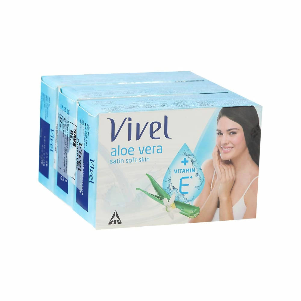 Vivel Aloe Vera Satin Soft Skin Soap - Distacart