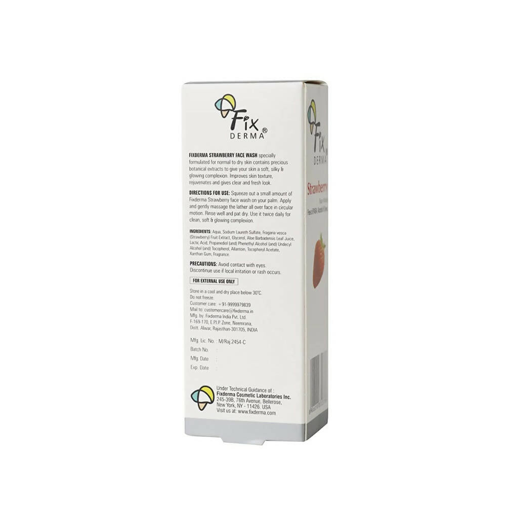 Fixderma Strawberry Face Wash - Distacart