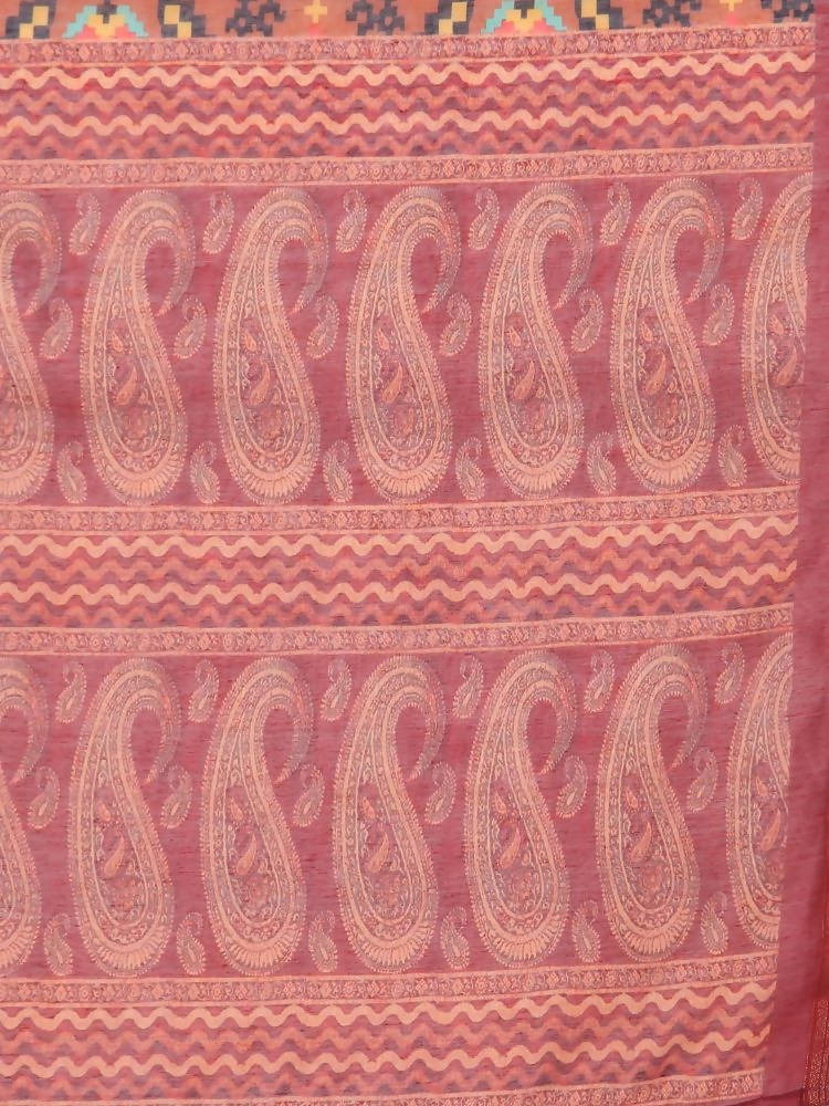 Myshka Women's Trendy Multi Cotton Silk Printed Casual Dupatta