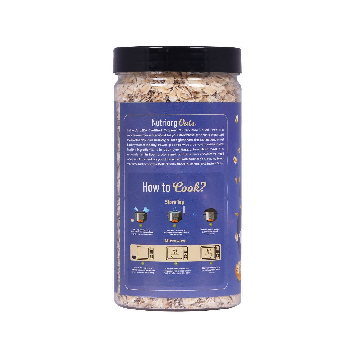 Nutriorg Certified Organic Rolled Oats - Distacart