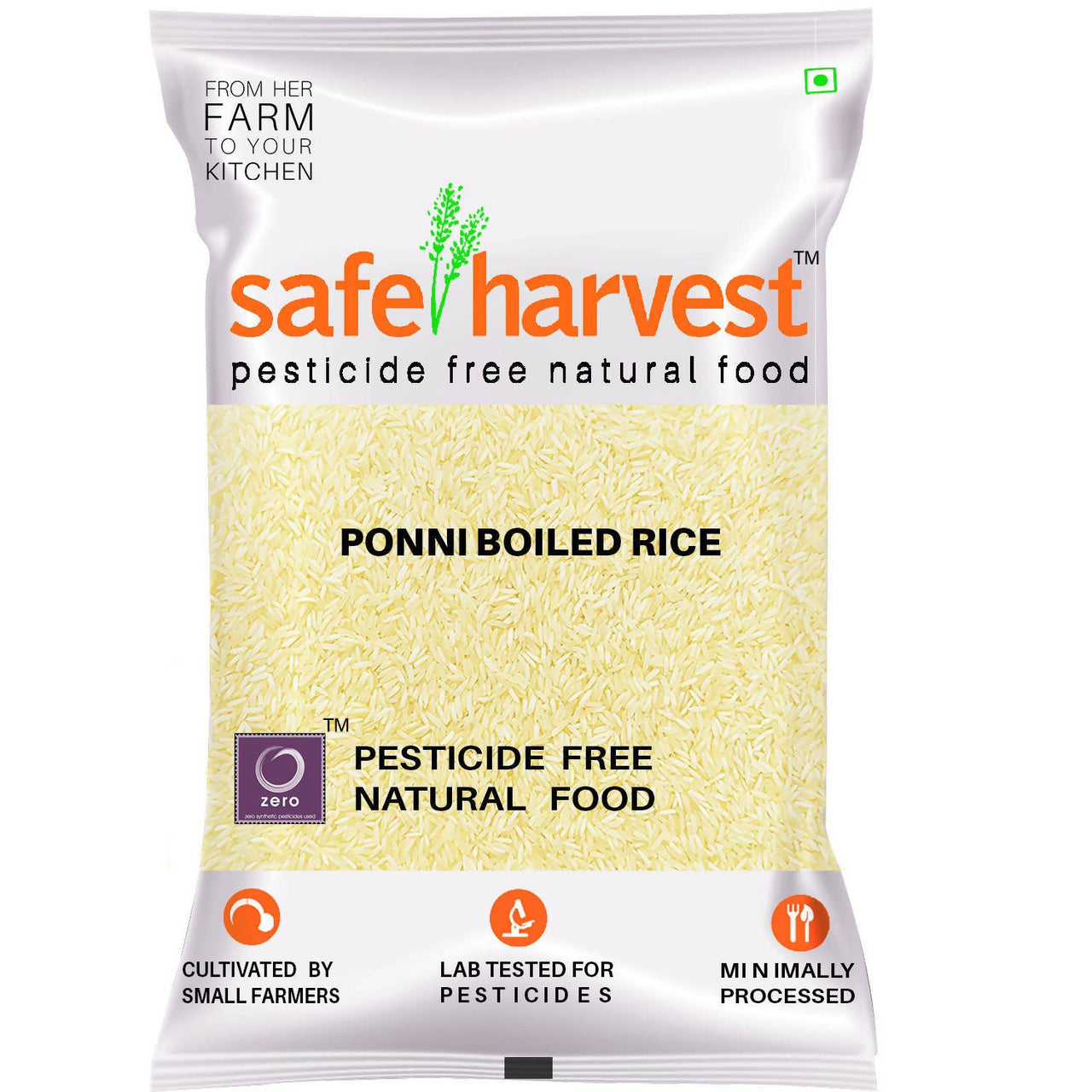 Safe Harvest Ponni Boiled Rice - Distacart