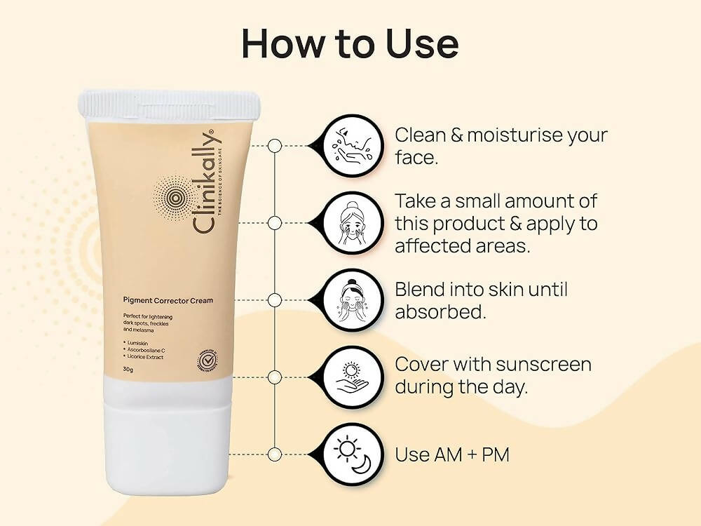 Clinikally Pigment Corrector Cream - Distacart