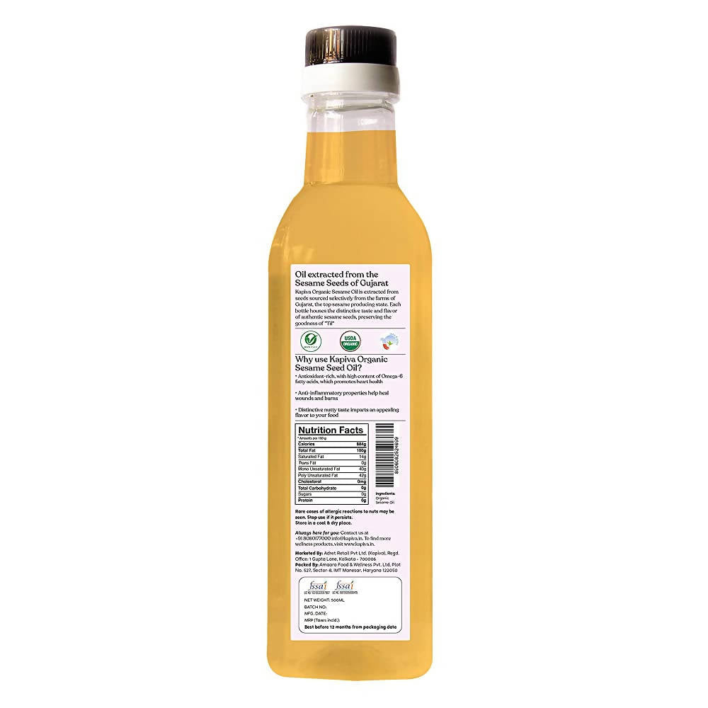 Kapiva Ayurveda Organic Sesame Oil