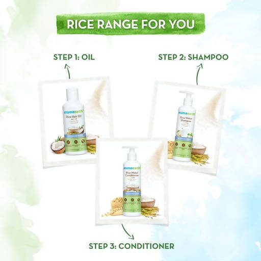 Mamaearth Rice Water Shampoo with Rice Water & Keratin