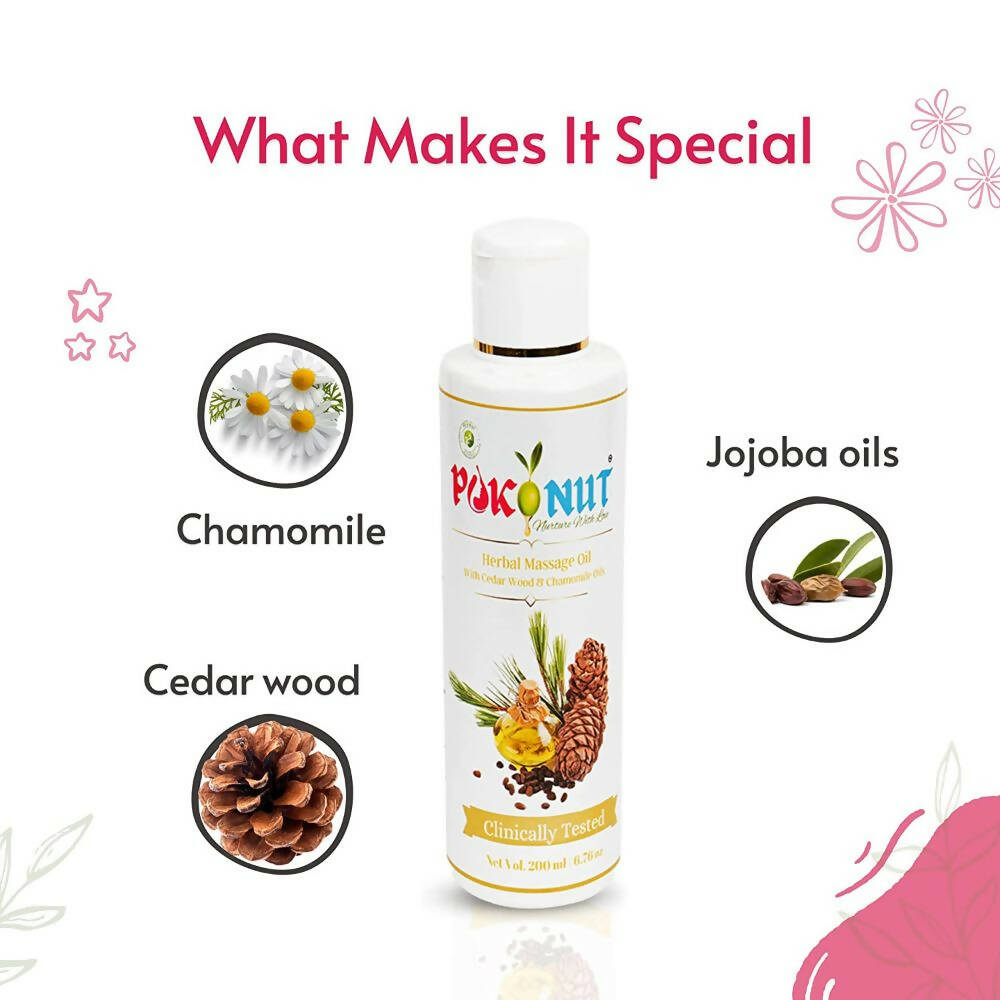 Pokonut Herbal Body Massage Oil - Distacart