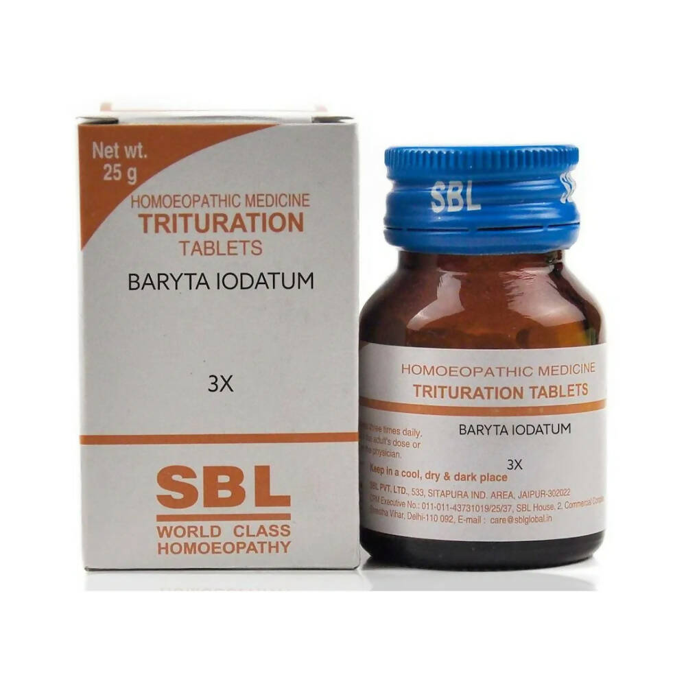 SBL Homeopathy Baryta Iodatum Trituration Tablets - Distacart