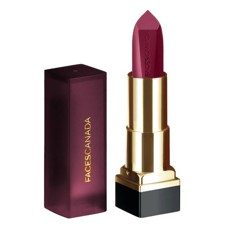 Faces Canada Comfy Matte Creme Lipstick - Sip Of Wine 06 - Distacart