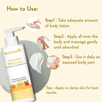 Thumbnail for Wishcare Sunscreen Body Lotion SPF 50 - Distacart