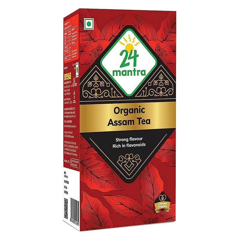 24 Mantra Organic Assam Tea - Strong Flavour - Distacart