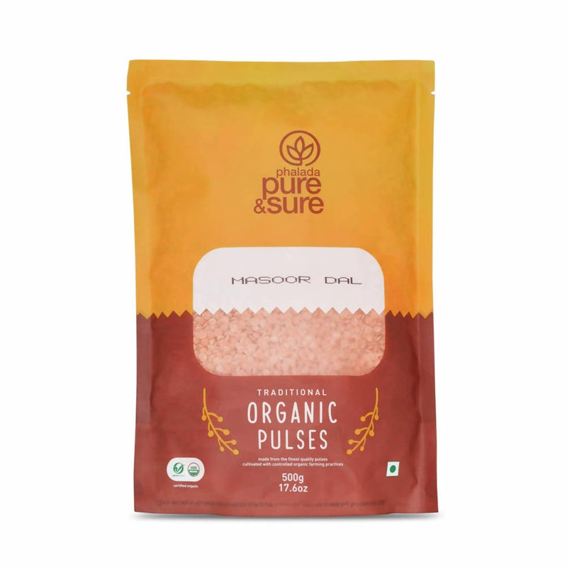 Pure &amp; Sure Masoor Dal Traditional Organic Pulses