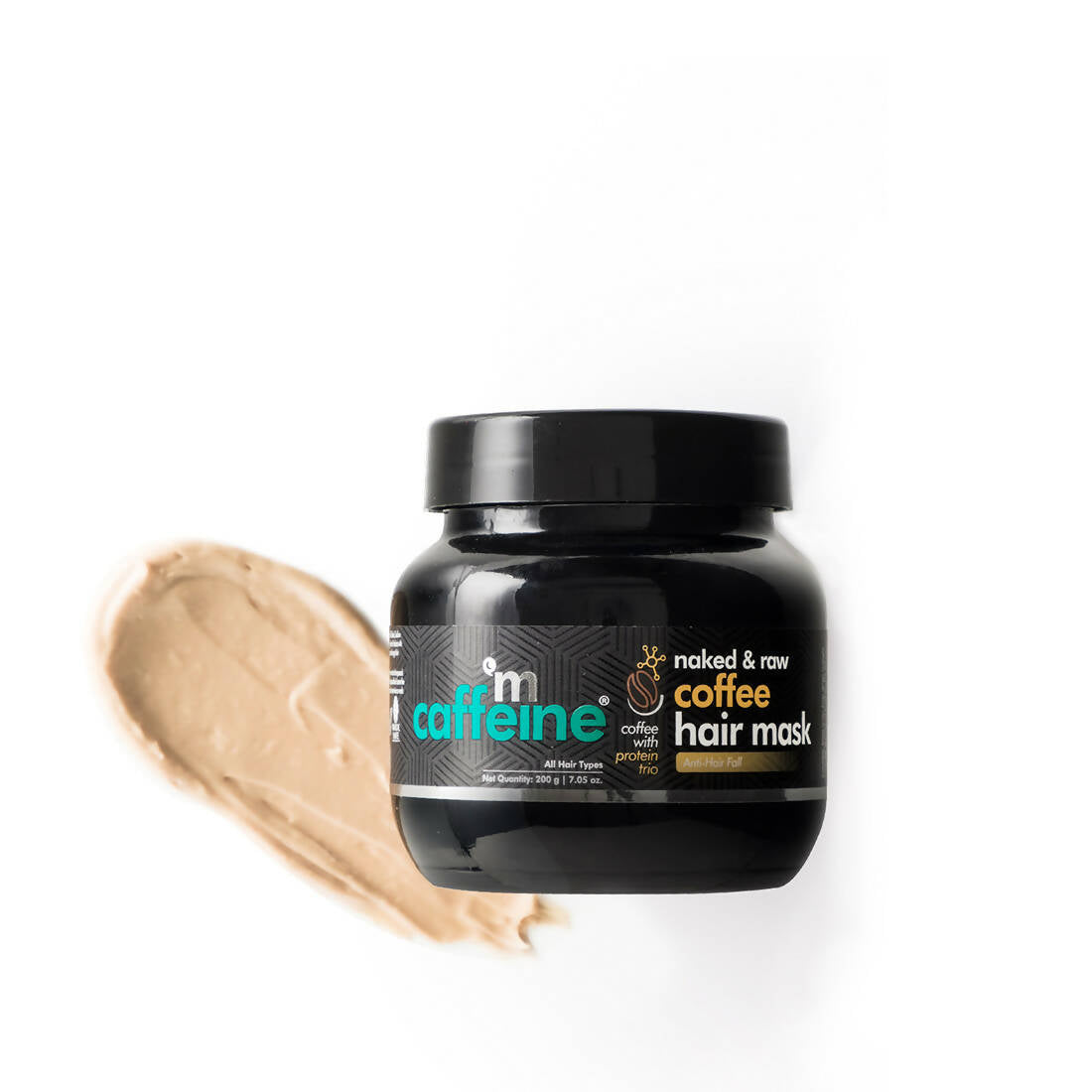 mCaffeine Naked & Raw Coffee Hair Mask - Distacart