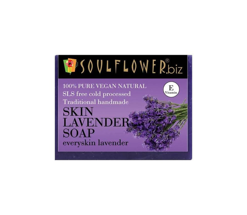 Soulflower Lavender Handmade Soap with Real Lavender - Distacart