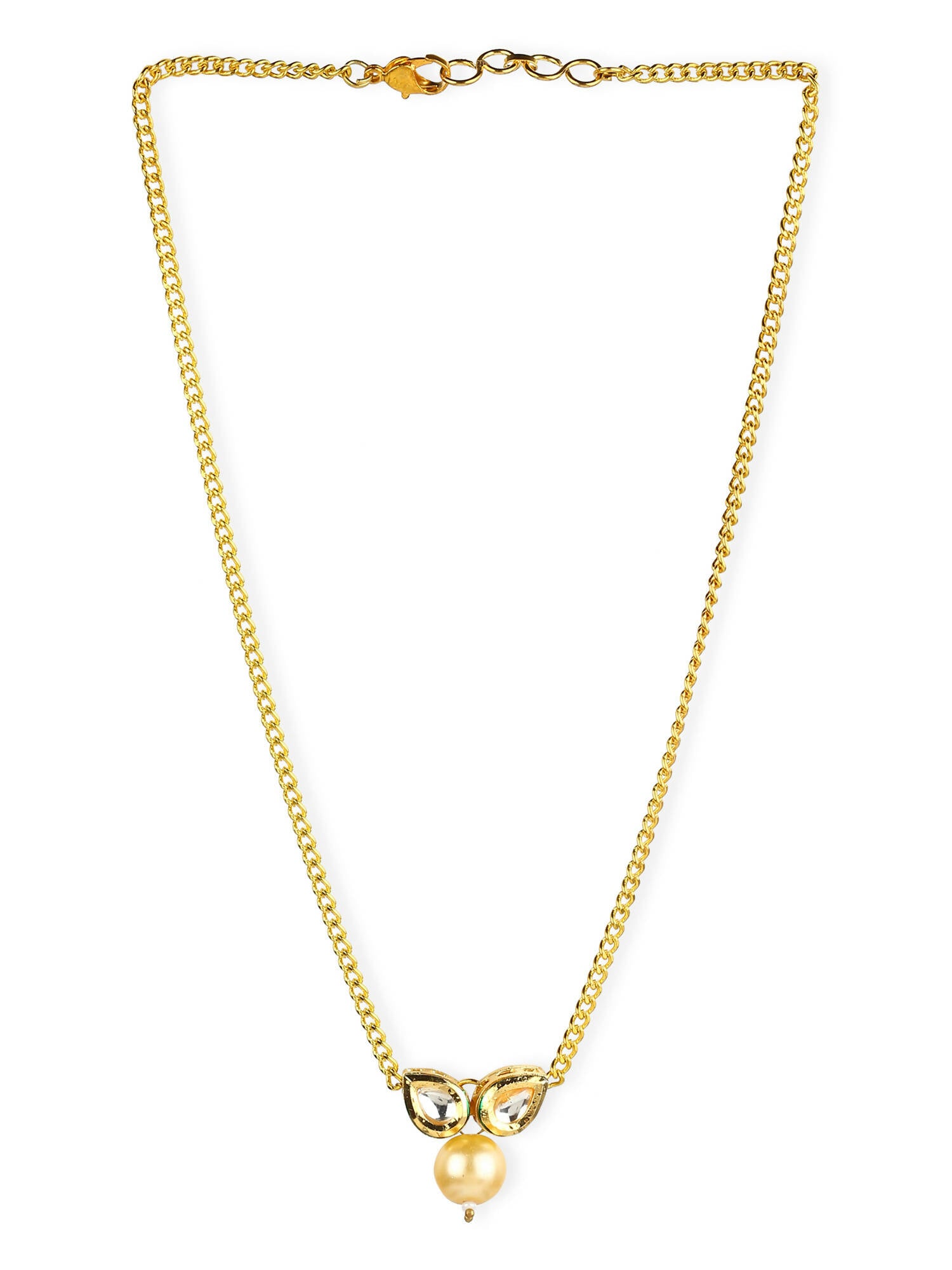 Women's Gold-Plated Necklace - Ruby Raang - Distacart