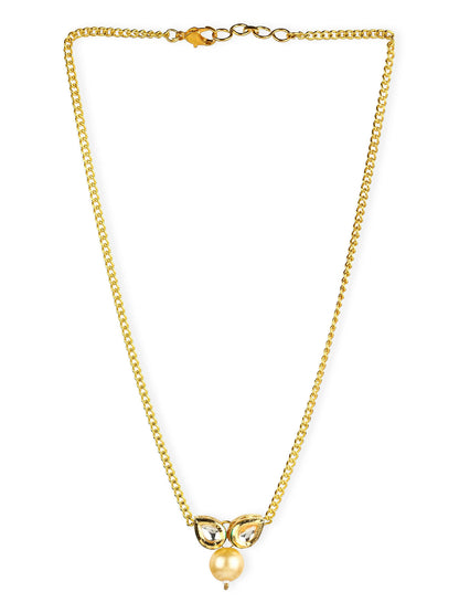 Women's Gold-Plated Necklace - Ruby Raang - Distacart
