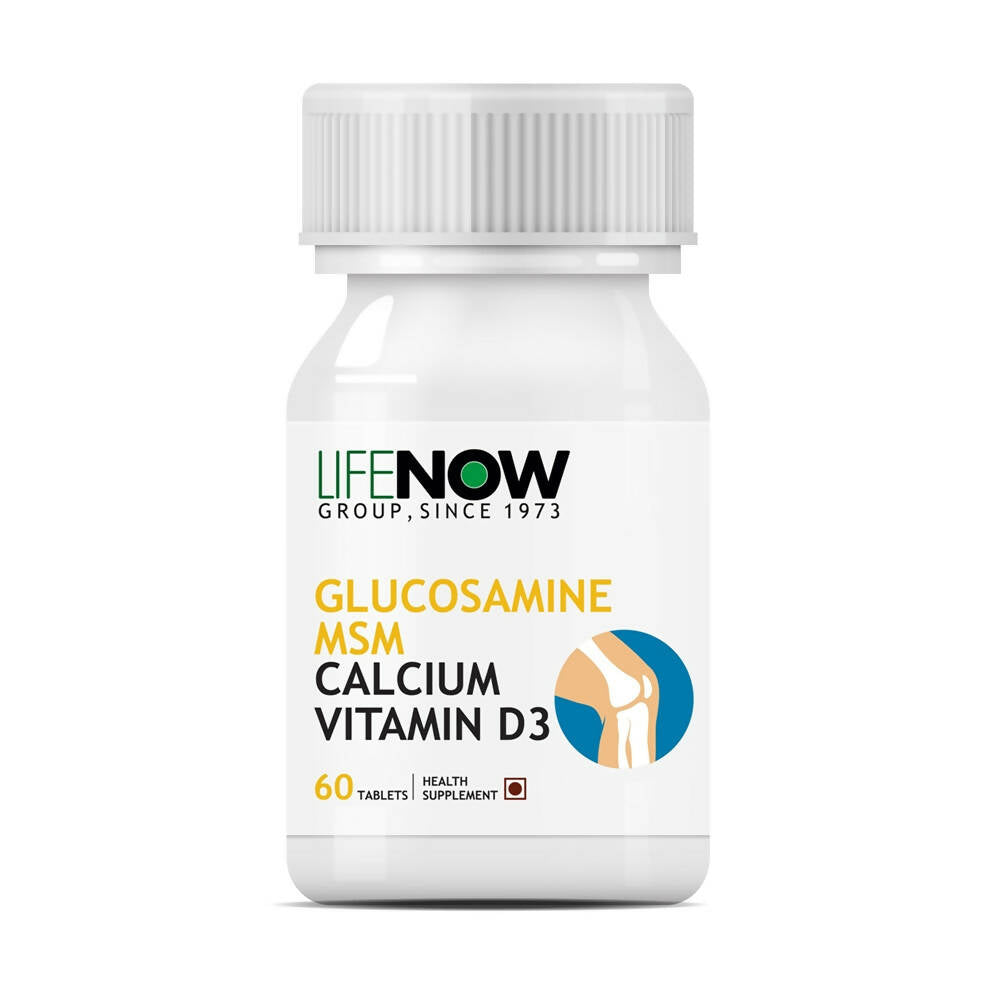 Lifenow Glucosamine Msm Calcium & Vitamin D3 Tablets - Distacart