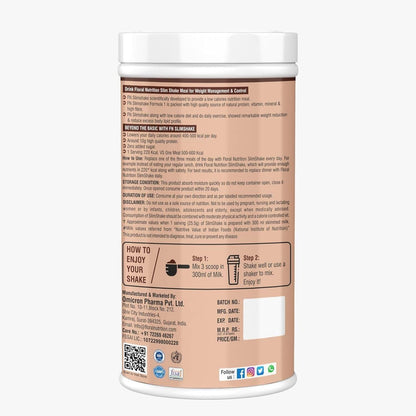 Floral Nutrition Slim Shake Belgium Chocolate Flavor - Distacart