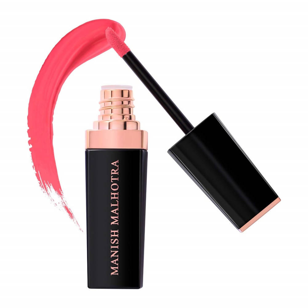 Manish Malhotra Liquid Matte Lipstick - Sugar Coral - Distacart