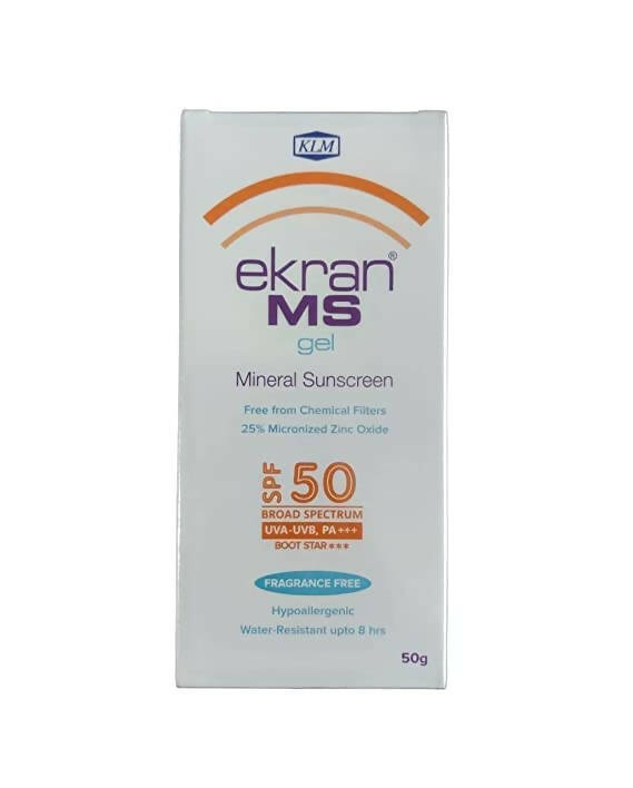 Ekran MS Mineral Sunscreen Gel SPF50 - Distacart
