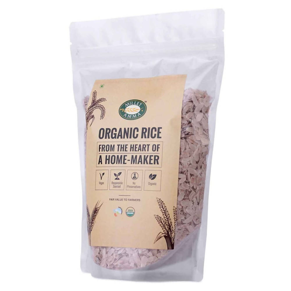 Millet Amma Organic Red Rice Poha 500 gm