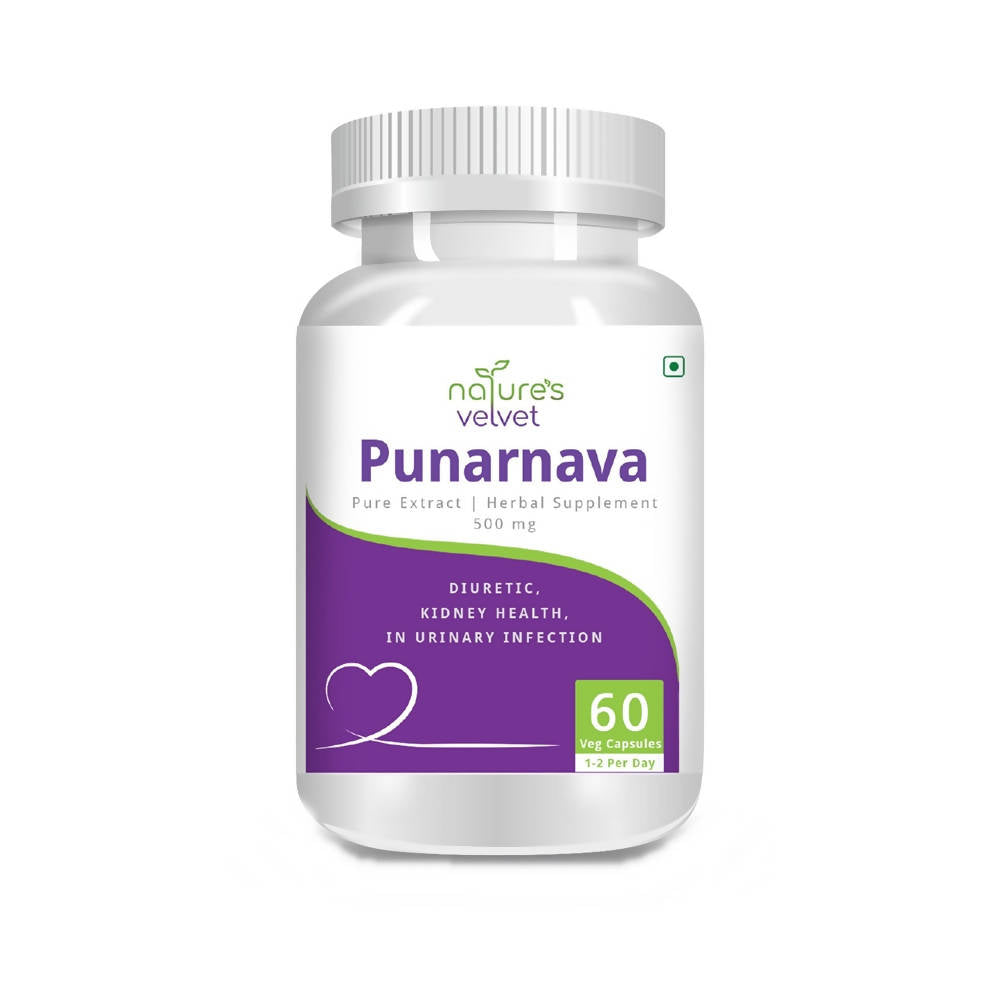 Nature's Velvet Punarnava Pure Extract Capsules
