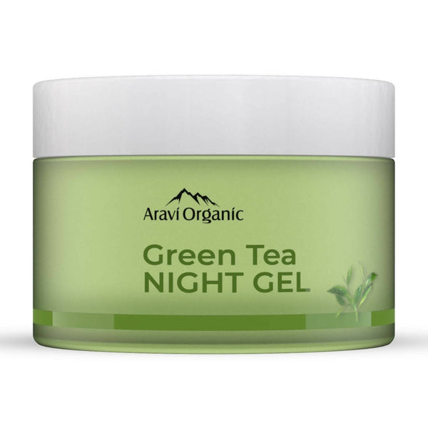 Aravi Organic Vitamin C Green Tea Night Gel Cream - Distacart