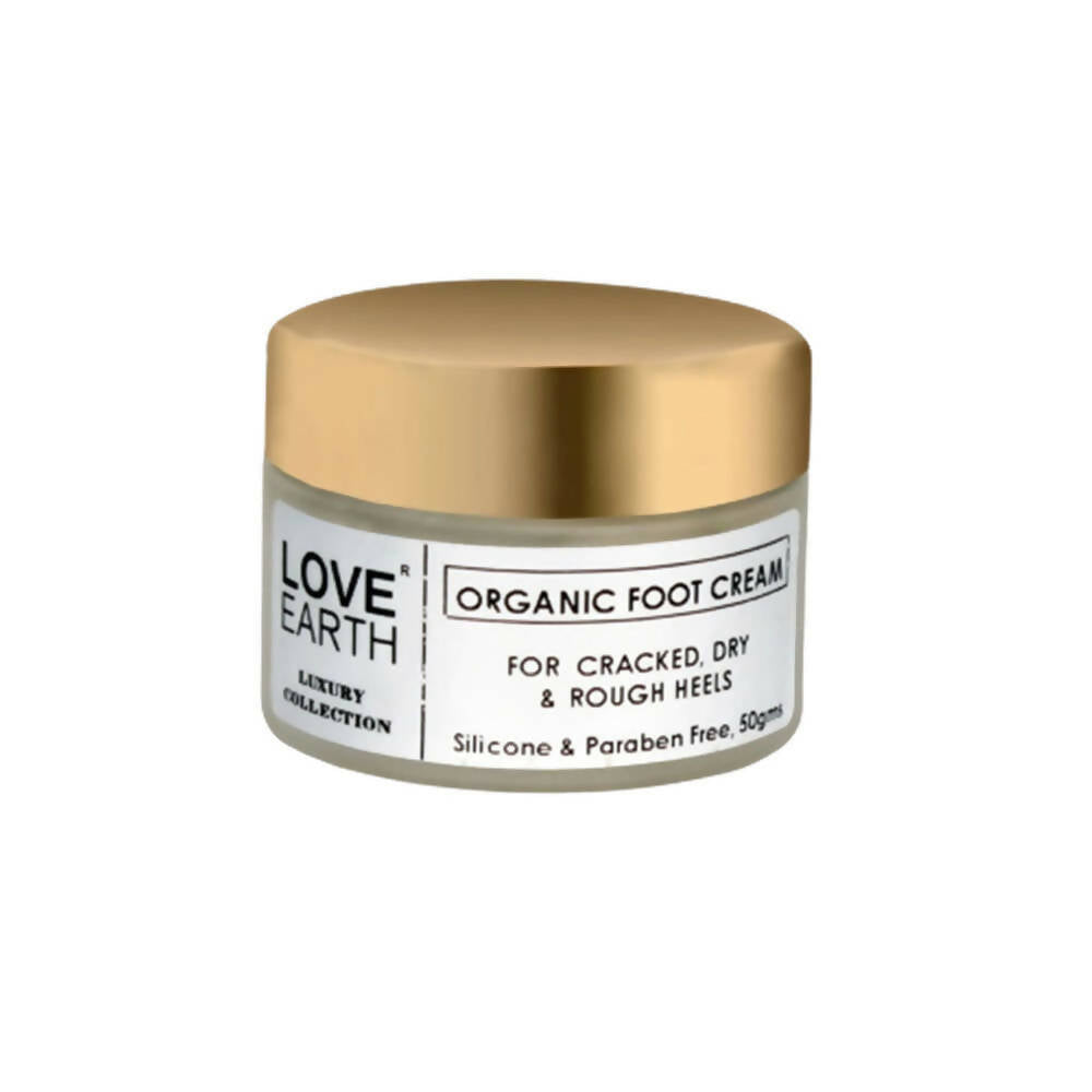 Love Earth Organic Foot Cream For Cracked & Dry Heels - Distacart