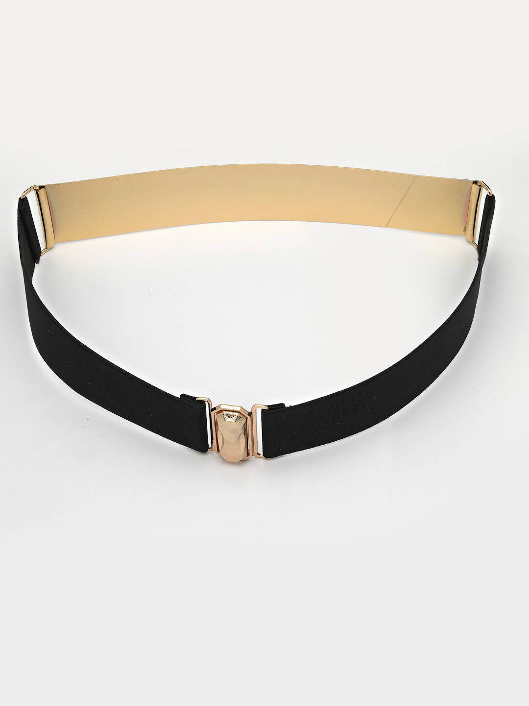 NVR Women Circular Gold Plated Adjustable Broad Belt - Distacart