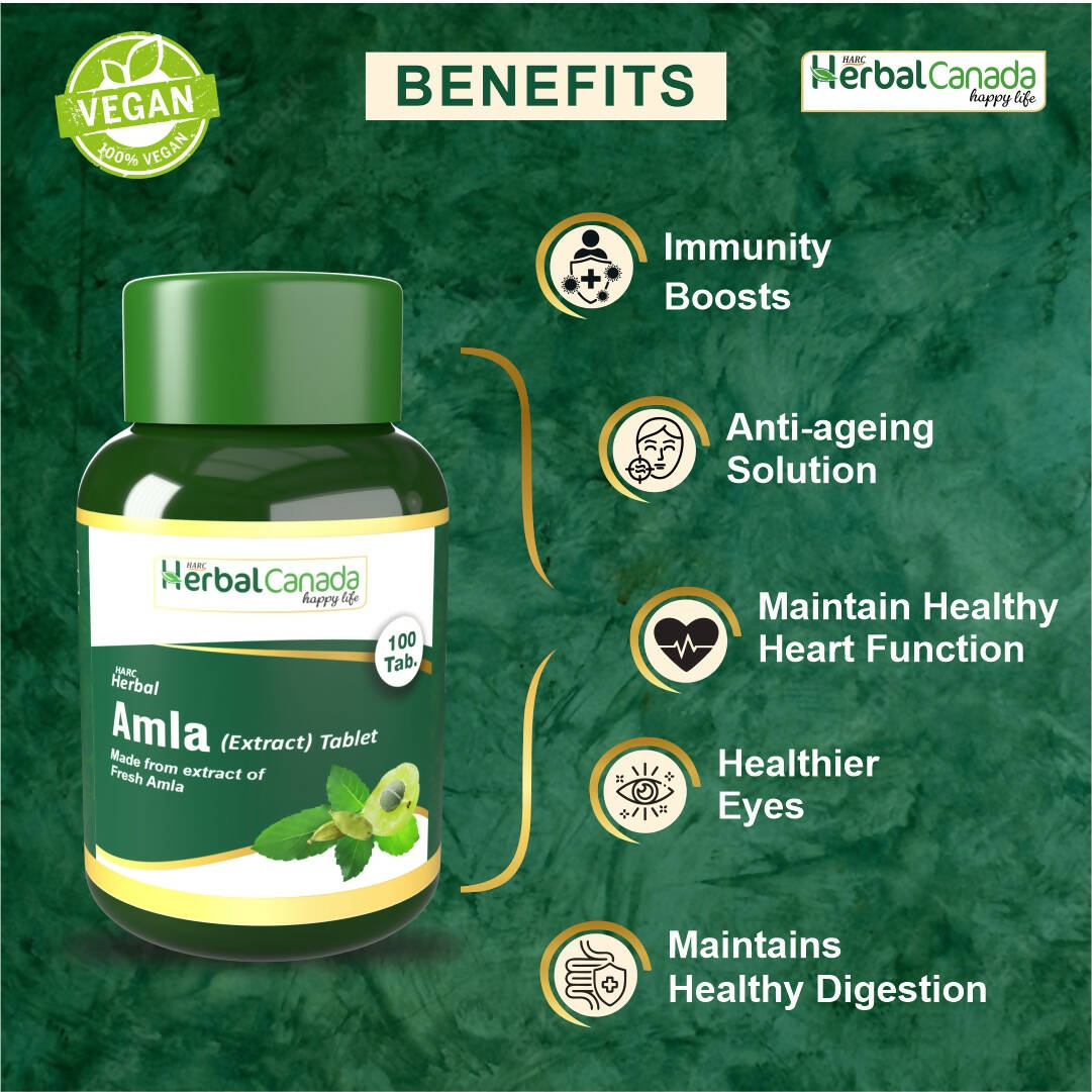 Herbal Canada Amla Extract Tablets - Distacart