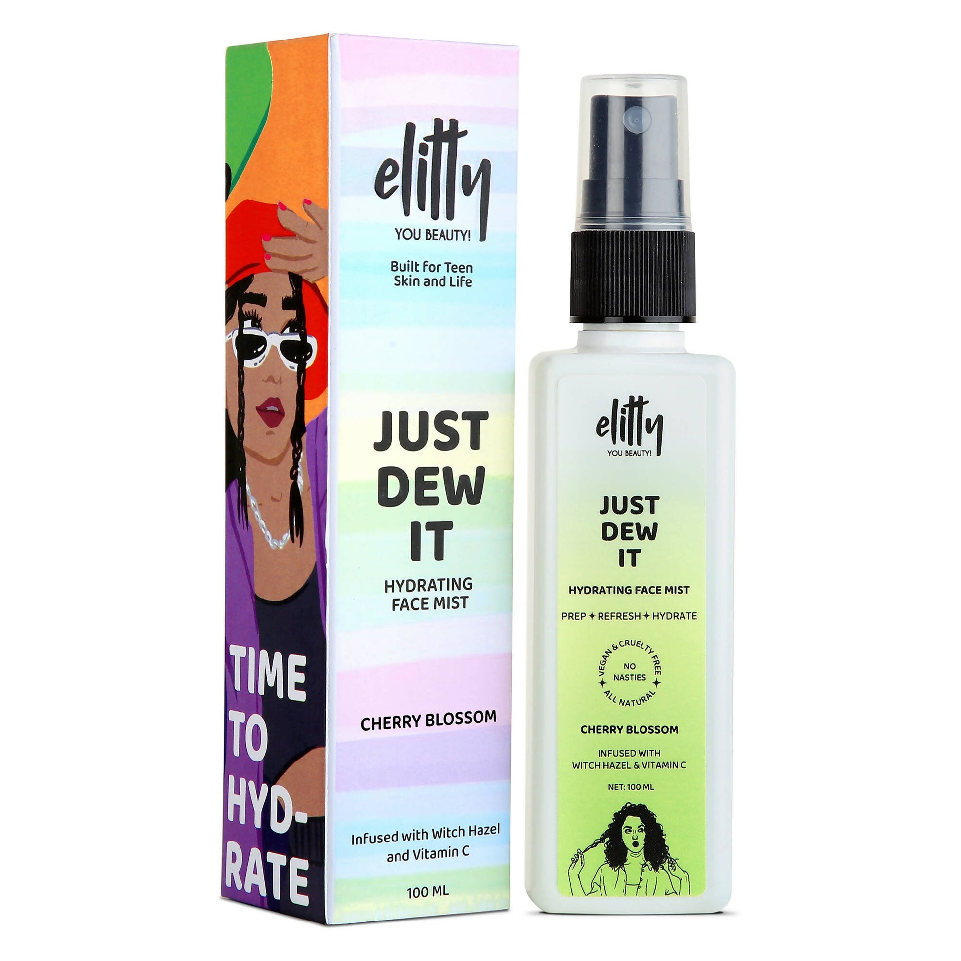 Elitty Just dew it - Hydrating Face Mist - Cherry Blossom - Distacart