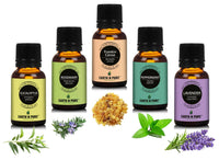 Thumbnail for Earth N Pure Essential Oils (Eucalyptus, Rosemary, Lavender, Frankincense & Peppermint) Combo - Distacart