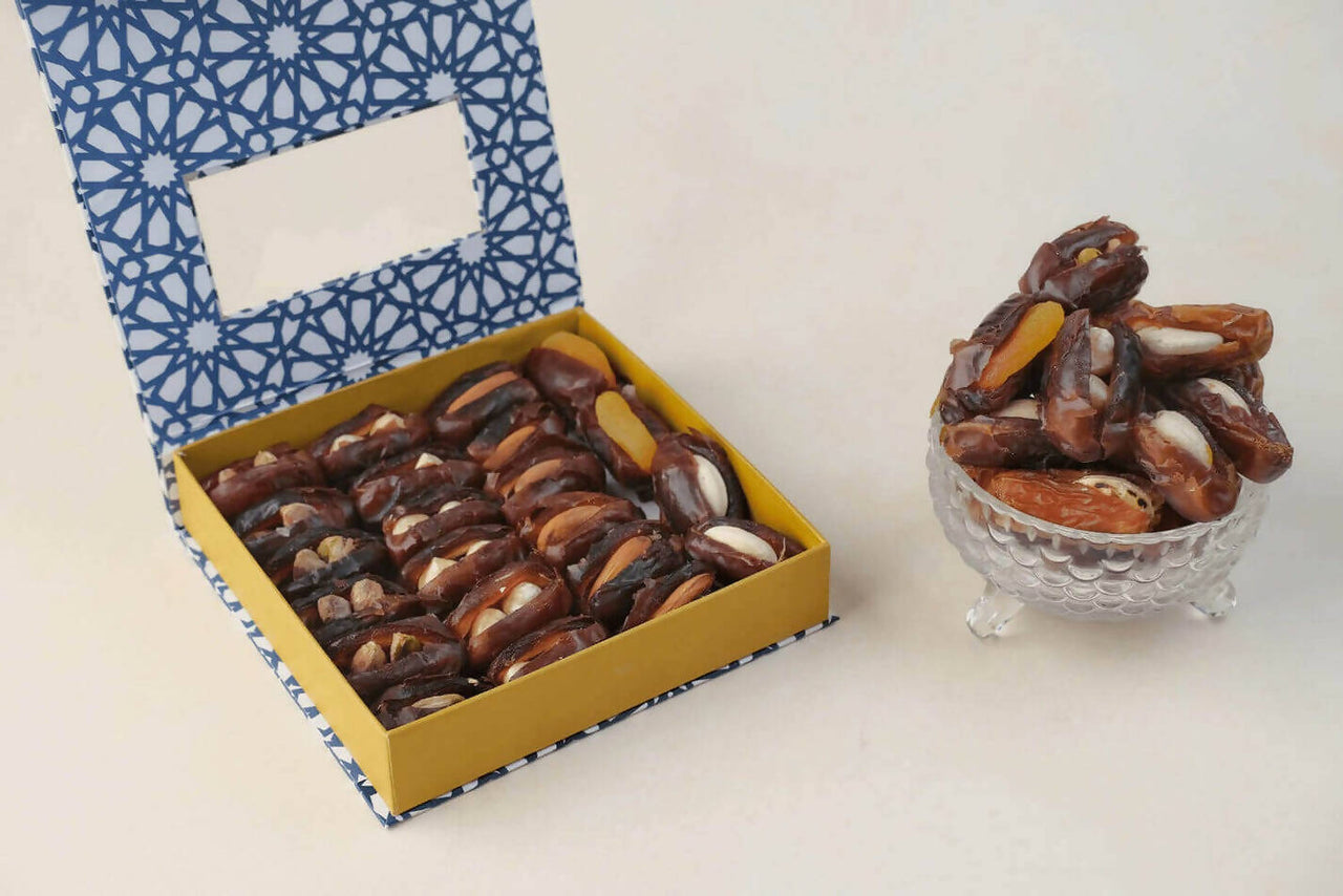 Ajfan Filled Dates Assorted Stuffed Dates Natural Khajoor - Distacart