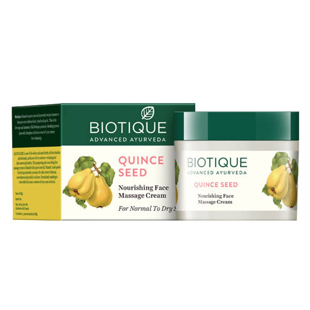 Biotique Advanced Ayurveda Quince Seed Nourishing Face Massage Cream 50Gm